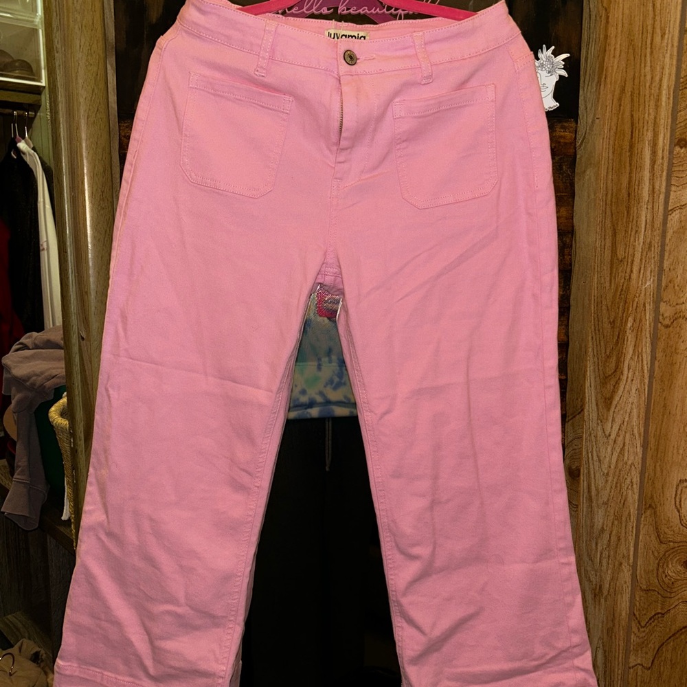 Shein Multicolor Checkerboard Patchwork Joggers - image 2